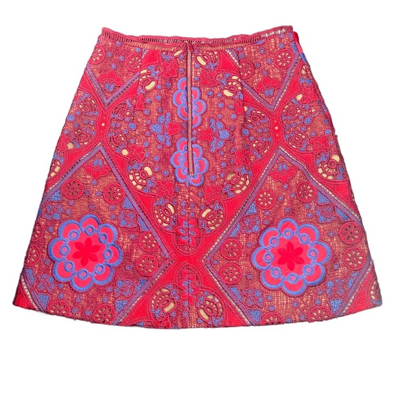 Elliatt Renaissance A-Line Tapestry Mini Skirt Sz XS - Picture 3 of 5